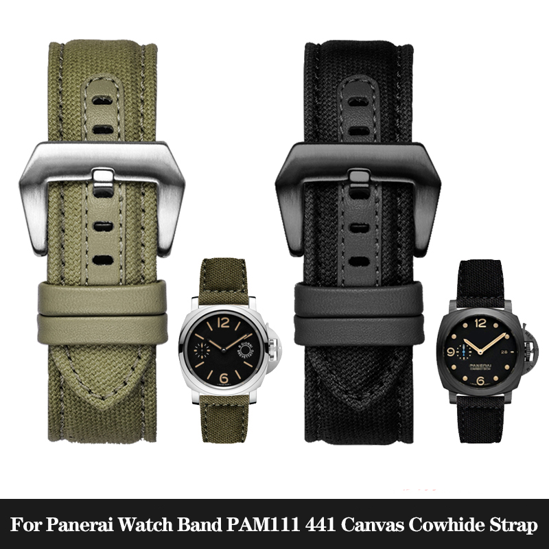 Diesel Watches Smartwatch - Naylon tuval dana alt saat kayışı