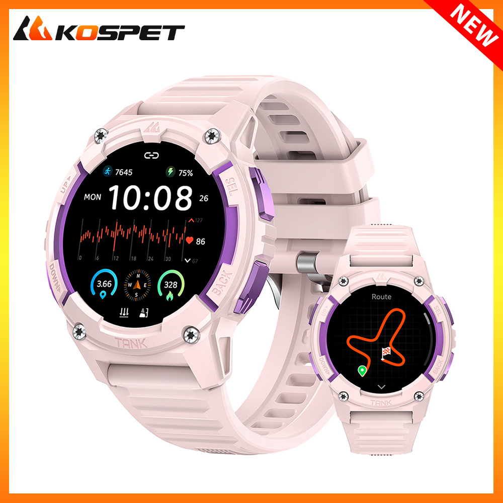 Smartwatch Digital Watches For Women - KOSPET TANK S2 GPS Akıllı Saatler