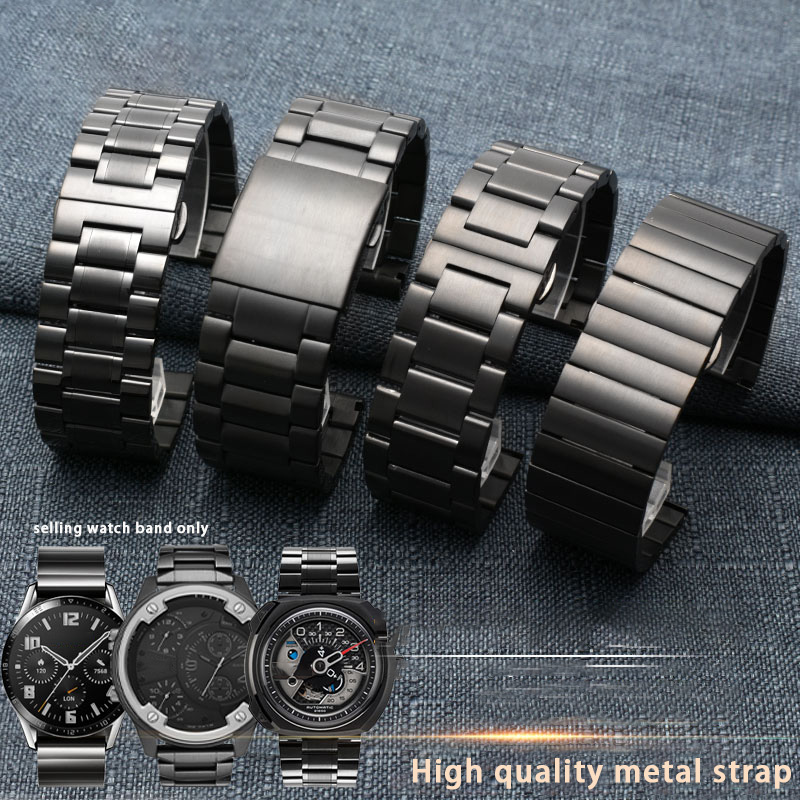 Diesel Watches Smartwatch - 24MM 26MM 28MM 30mm katı paslanmaz