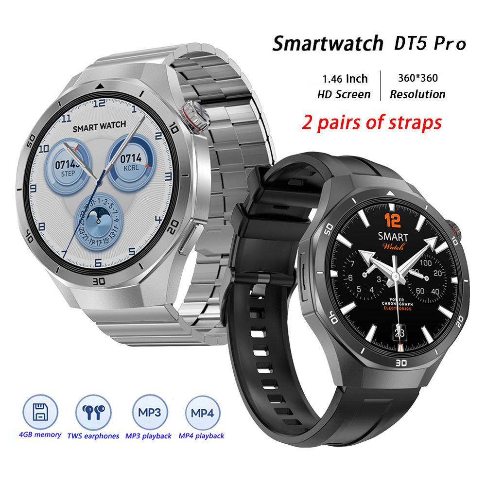 Smartwatch Digital Watches For Women - DT5 Pro akıllı saat erkekler kadınlar