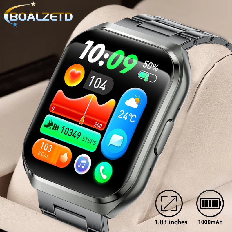 Smartwatch Professional Watches For Men - AMOLED 2026 HD 3D Kavisli yüzey