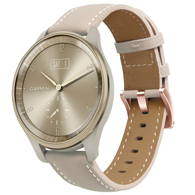 Smartwatch Trending Watches For Women - 20mm Deri Bant Garmin Vivomove Stil