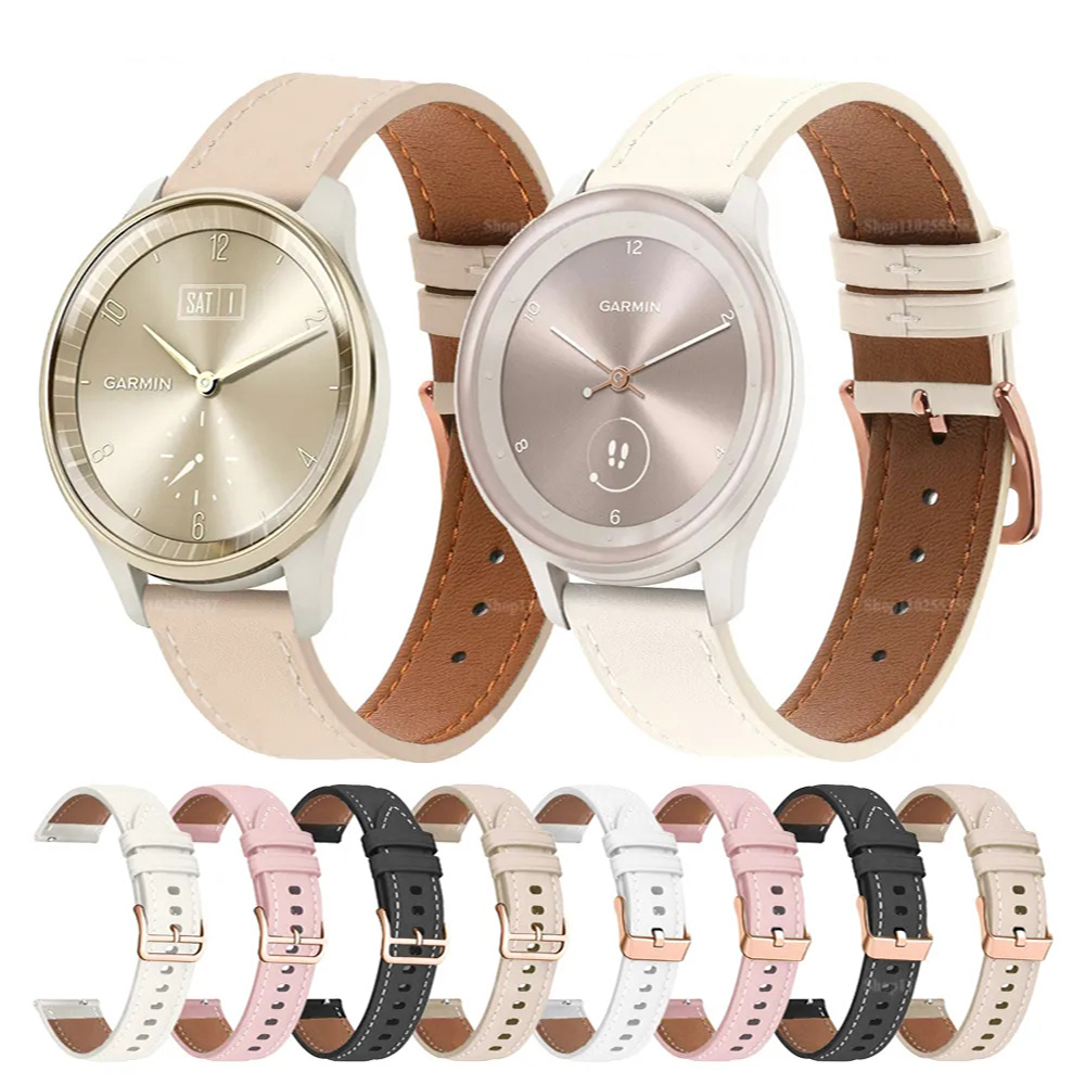 Smartwatch Trending Watches For Women - Kadın Kız Deri Band 20mm Garmin