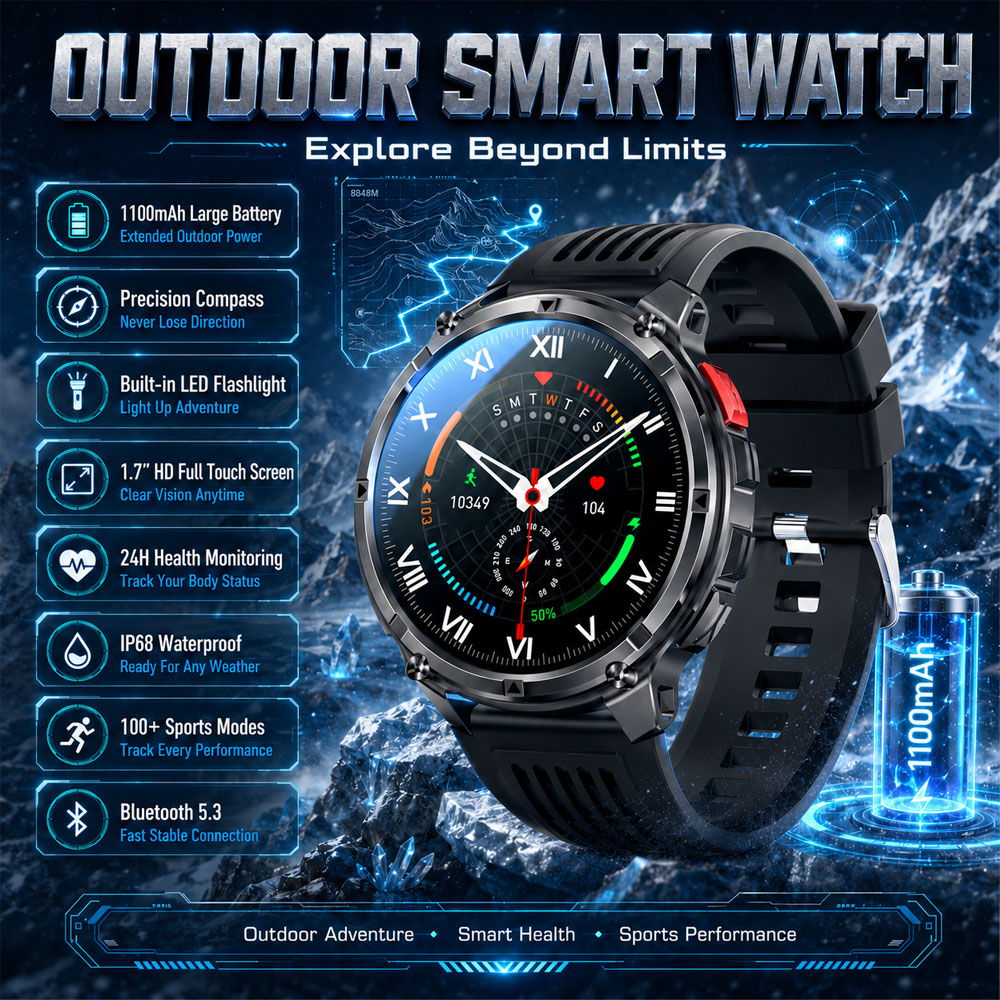 Smartwatch Professional Watches For Men - 2026 Yeni YAOCX AMOLED Akıllı Saat