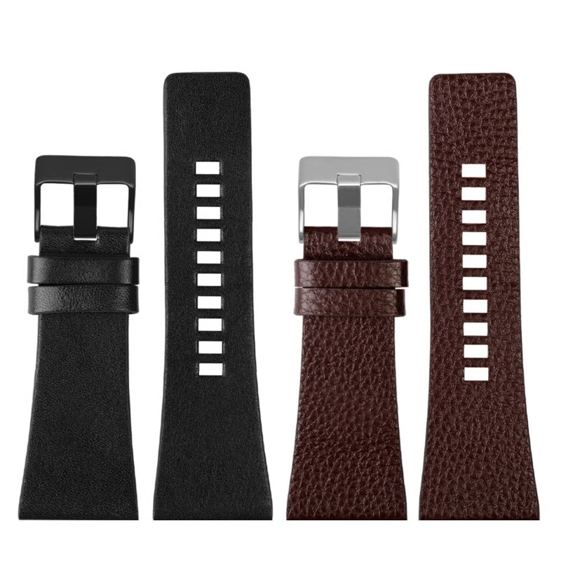 Diesel Watches Smartwatch - Lychee Desenli Dana Derisi saat kayışı