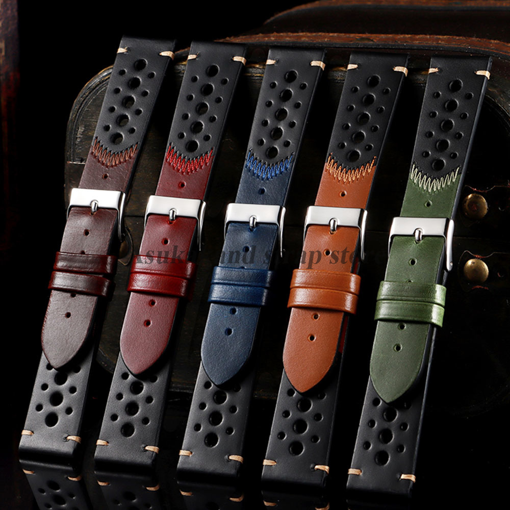Seiko Watches Smartwatch - Yeni yağ balmumu deri saat kayışı