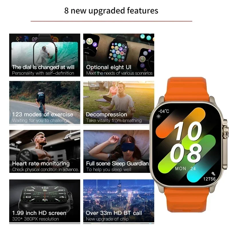 Yeni Watch T10 Ultra Akıllı Sa - Smartwatch Watches Price incelemesi ve fiyatı
