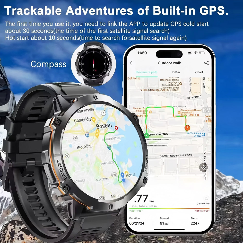 2026 Yeni Yükseltilmiş GPS Ask - Smartwatch Professional Watches For Men incelemesi ve fiyatı