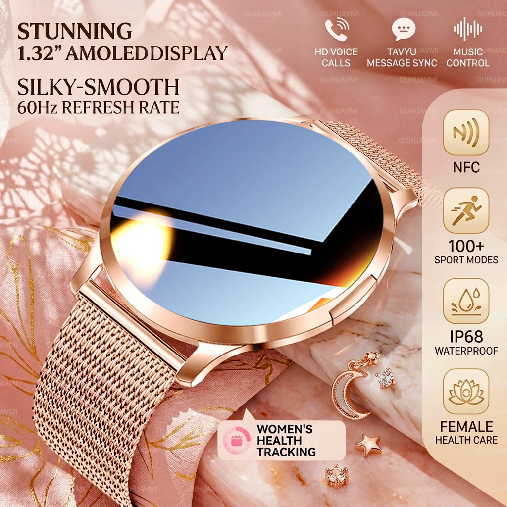 2026New Şık Kadın NFC Akıllı S - Smartwatch Stylish Watches For Women incelemesi ve fiyatı