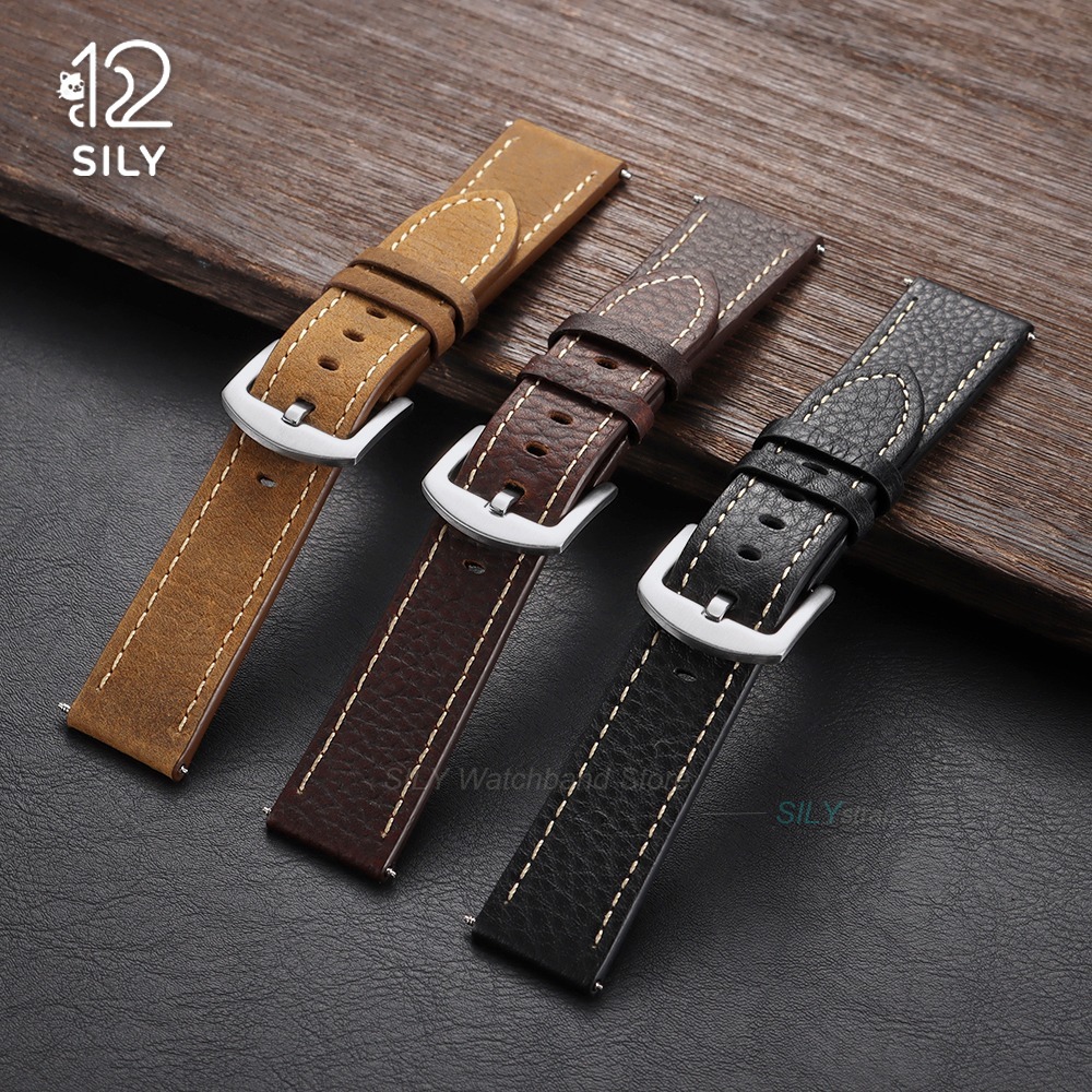20/22mm Dana Derisi Deri saat  - Smartwatch Vintage Watches For Women incelemesi ve fiyatı