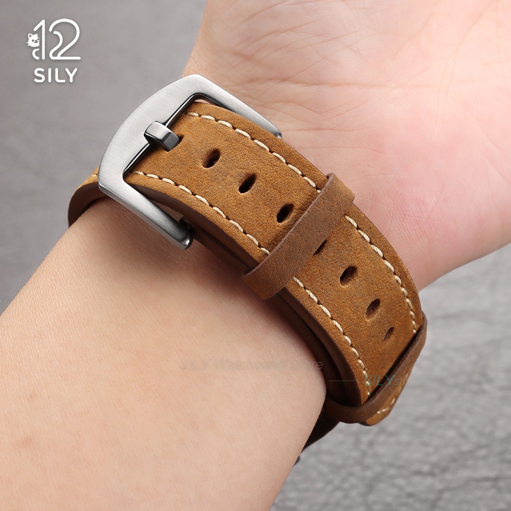 20/22mm Dana Derisi Deri saat  - Smartwatch Vintage Watches For Women incelemesi ve fiyatı