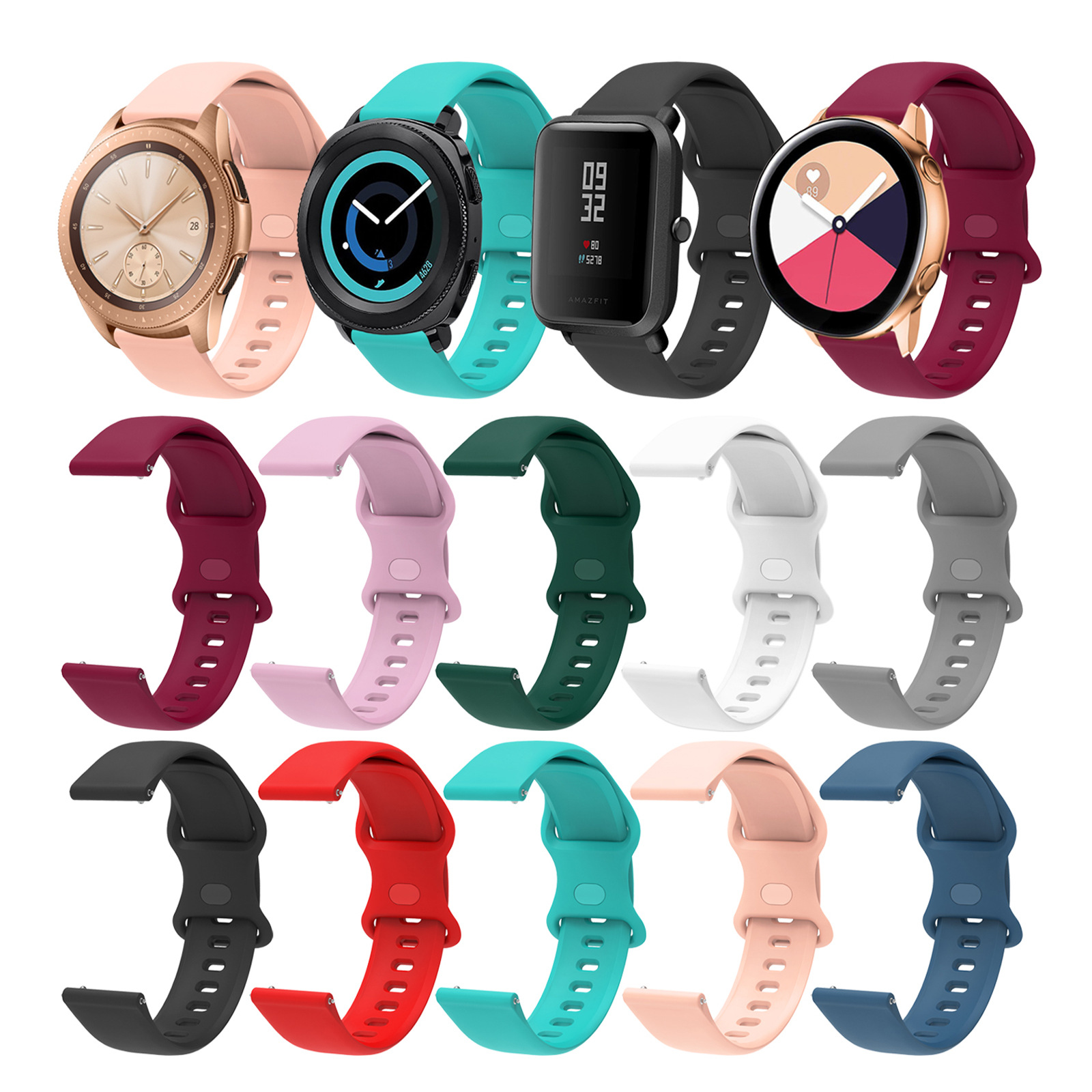 20mm 22mm Silikon bileklik Pol - Titan Watches Smartwatch incelemesi ve fiyatı
