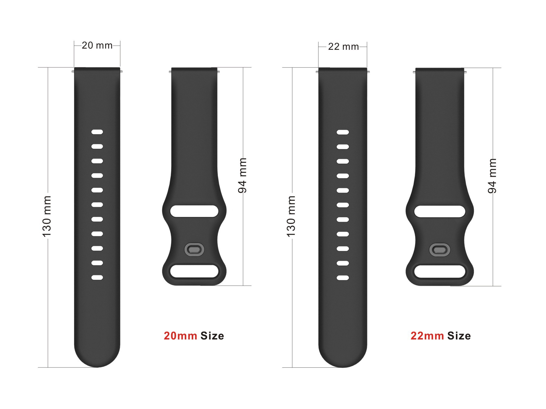20mm 22mm Silikon bileklik Pol - Titan Watches Smartwatch incelemesi ve fiyatı