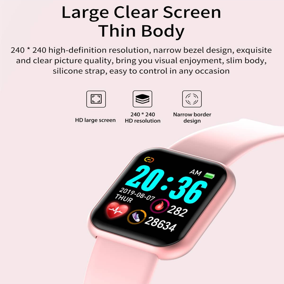 Akıllı saat mesaj hatırlatmak  - Smartwatch Digital Watches For Women incelemesi ve fiyatı