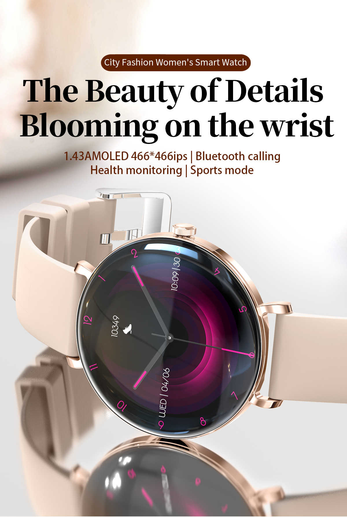 V85 2025 Trend Ultra İnce 1.43 - Smartwatch Trending Watches For Women incelemesi ve fiyatı
