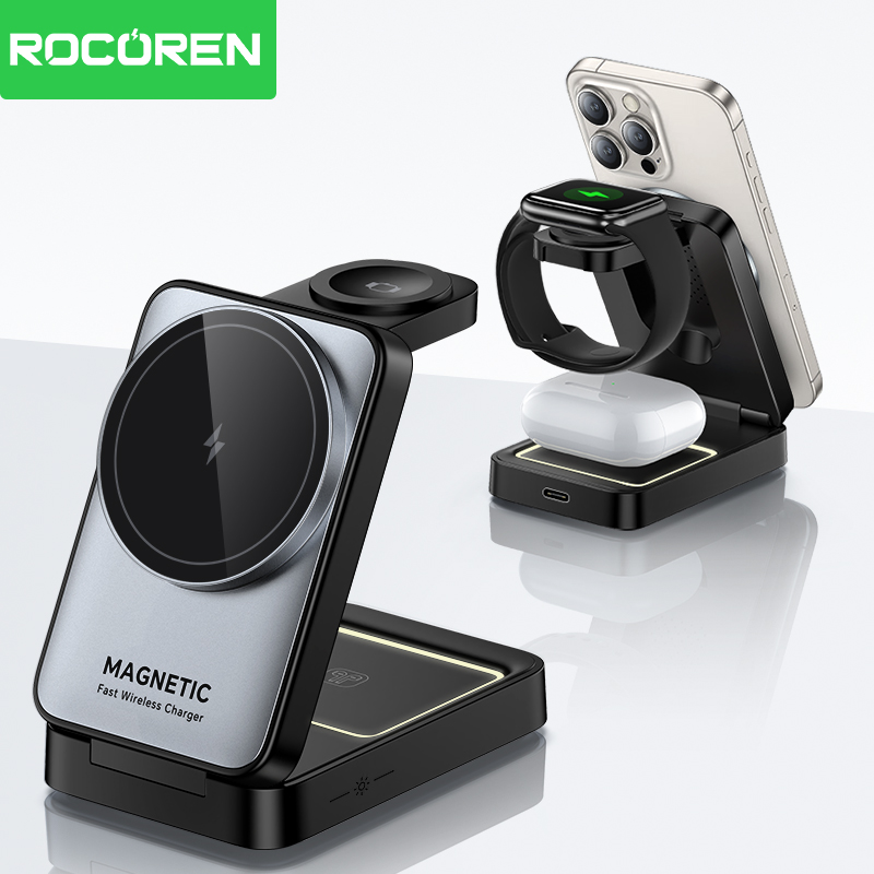 Rocoren Katlanır 3 in 1 Kablos - Watch Charging Dock incelemesi ve fiyatı
