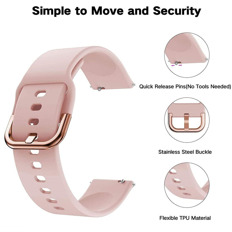 20mm/22mm Silikon bant Amazfit - Smartwatch Samsung Watches For Women incelemesi ve fiyatı
