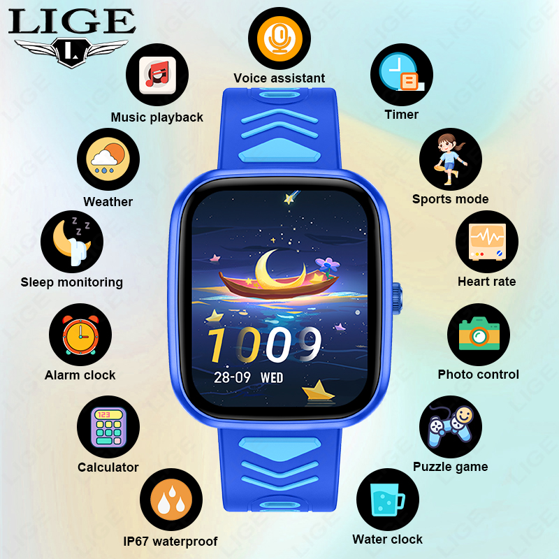 LIGE Çocuk Akıllı Saati Oyun S - Smartwatch Watches Birthday Gift For Boys incelemesi ve fiyatı