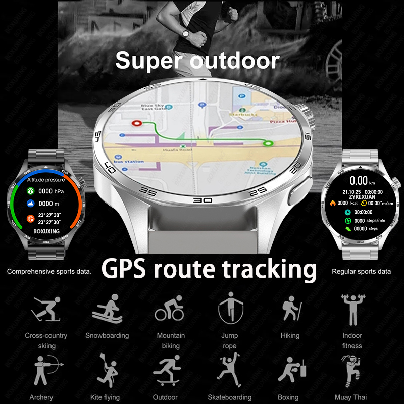 BOXUXING Yeni İzle 5 Pro GPS N - Smartwatch Professional Watches For Men incelemesi ve fiyatı