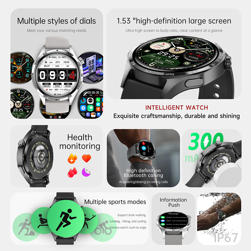 BOXUXING Yeni İzle 5 Pro GPS N - Smartwatch Professional Watches For Men incelemesi ve fiyatı