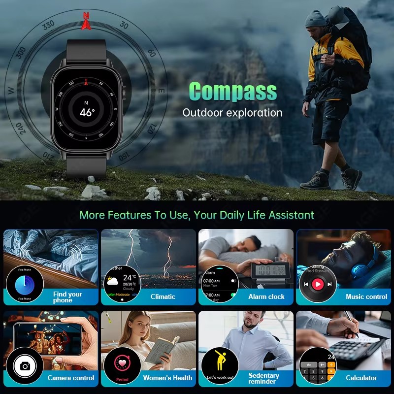 Orijinal Premium GPS Erkekler  - Smartwatch Premium Watches For Men incelemesi ve fiyatı