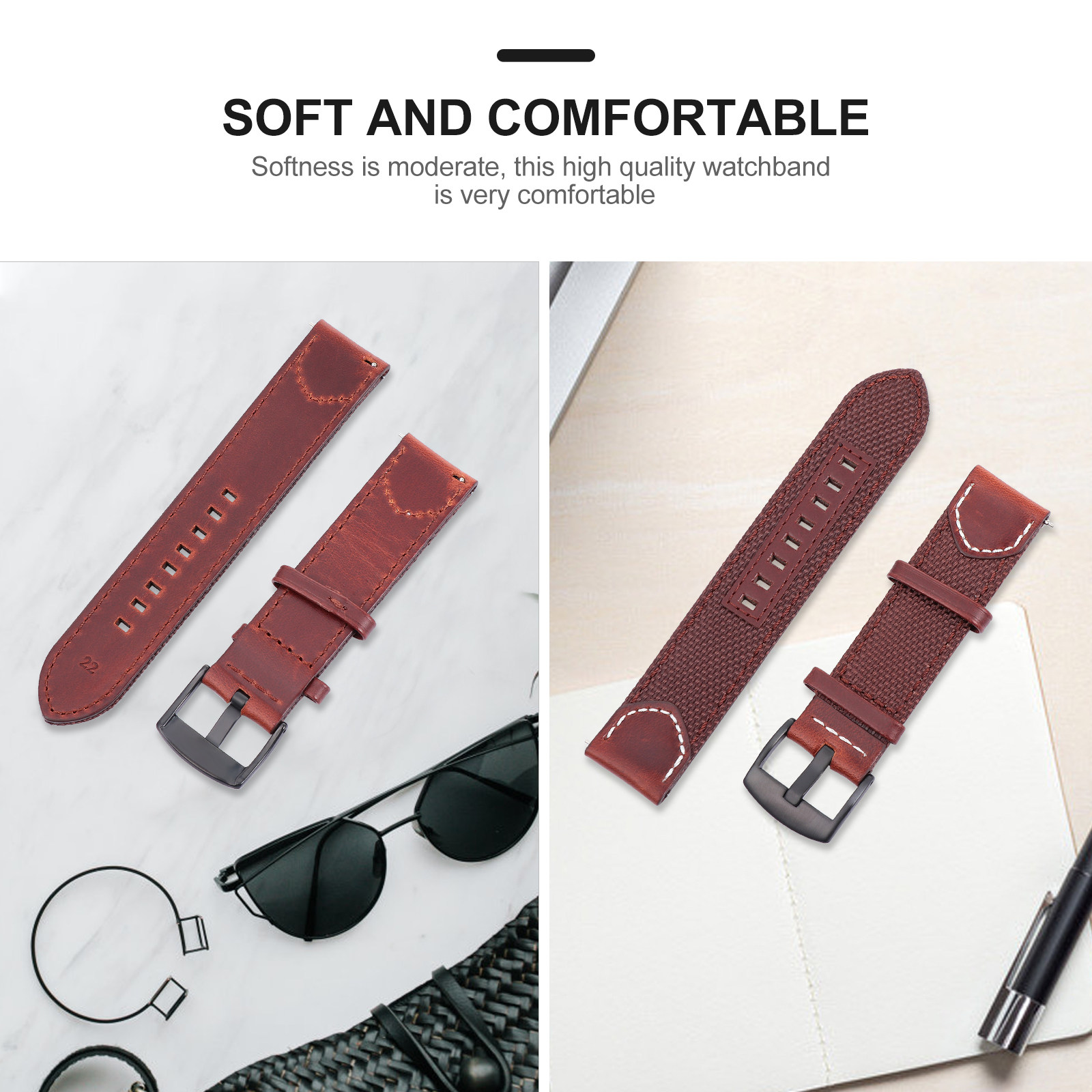 22Mm Premium Vintage Saat Kayı - Smartwatch Premium Watches For Men incelemesi ve fiyatı