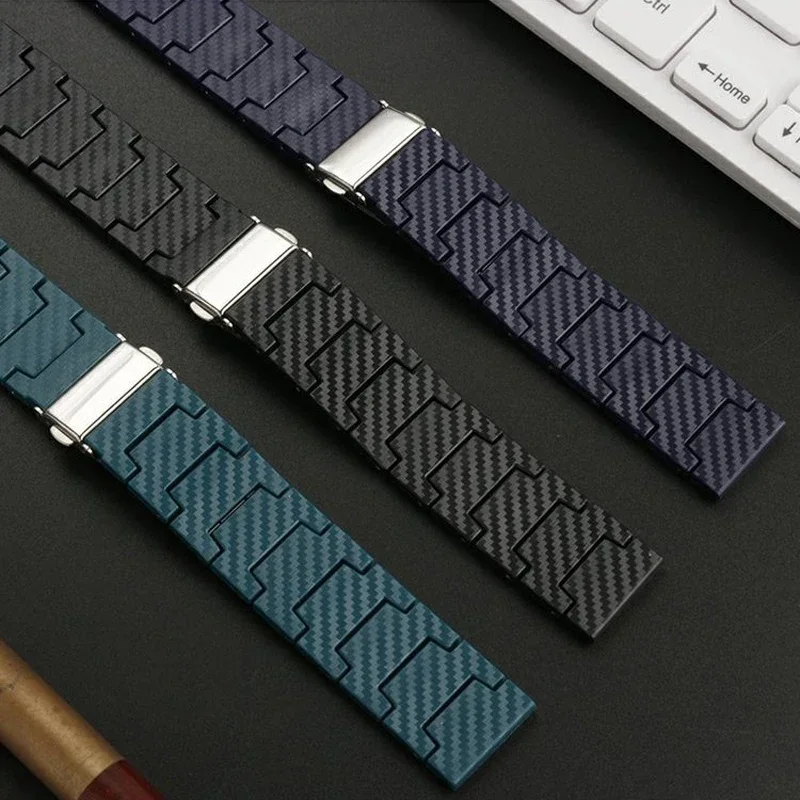 20mm 22mm Karbon Fiber Bant Xi - Smartwatch Samsung Watches For Women incelemesi ve fiyatı