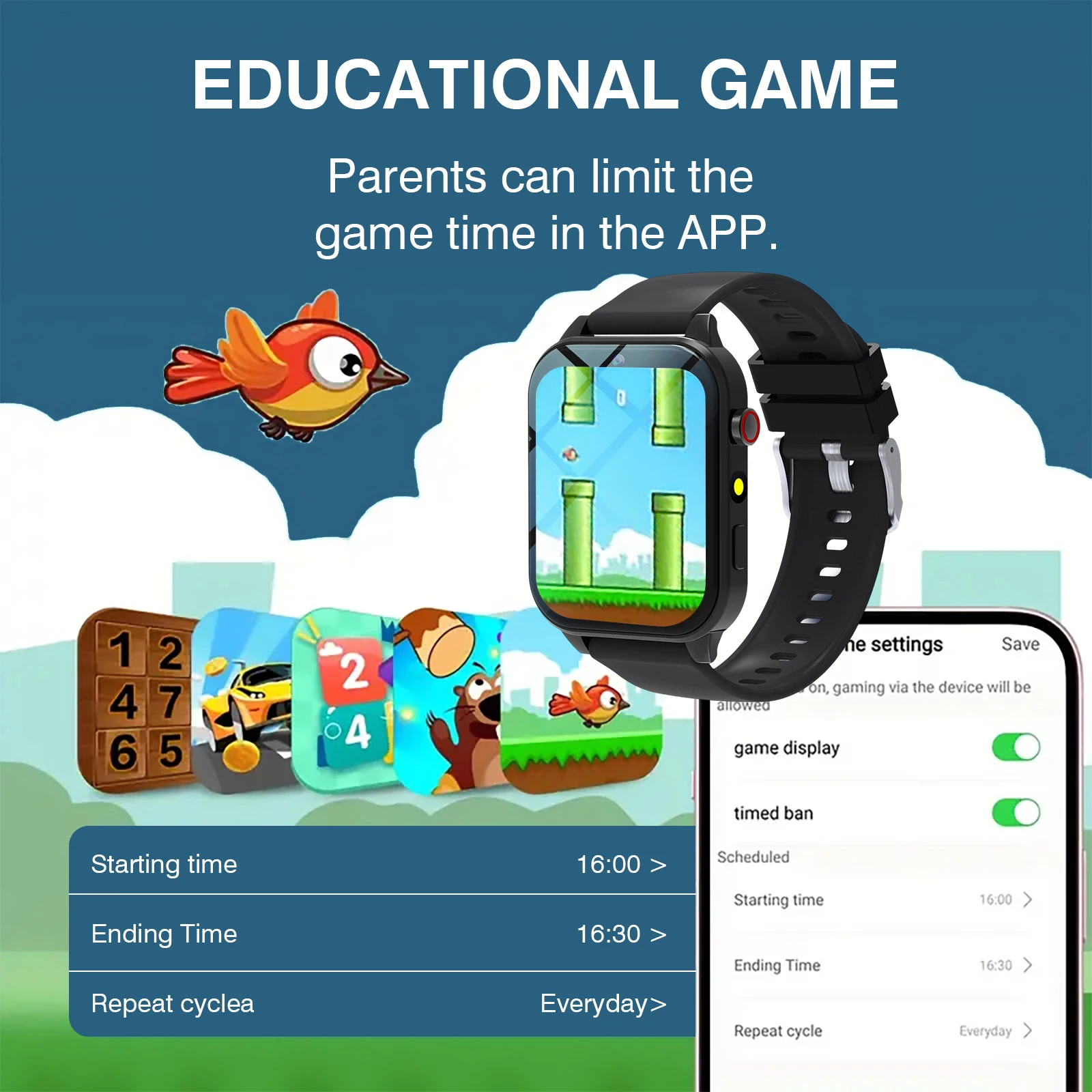Çocuklar için akıllı saat 18 o - Smartwatch Digital Watches For Kids incelemesi ve fiyatı