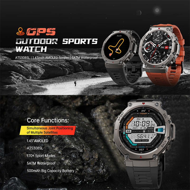 2026 Popüler Yeni Askeri GPS E - Smartwatch Professional Watches For Men incelemesi ve fiyatı