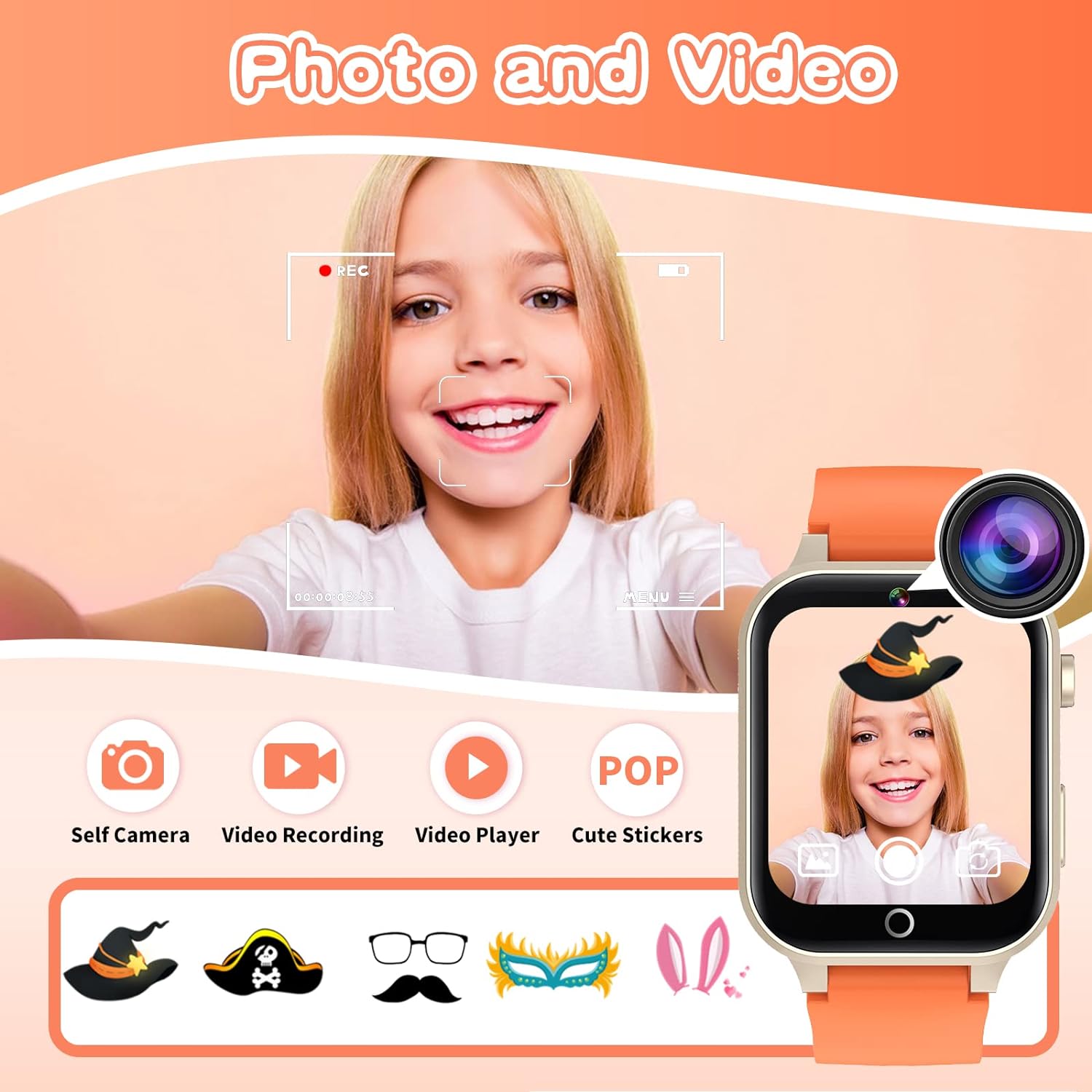 5-12 Yaş arası Çocuk Oyunları  - Smartwatch Digital Watches For Kids incelemesi ve fiyatı