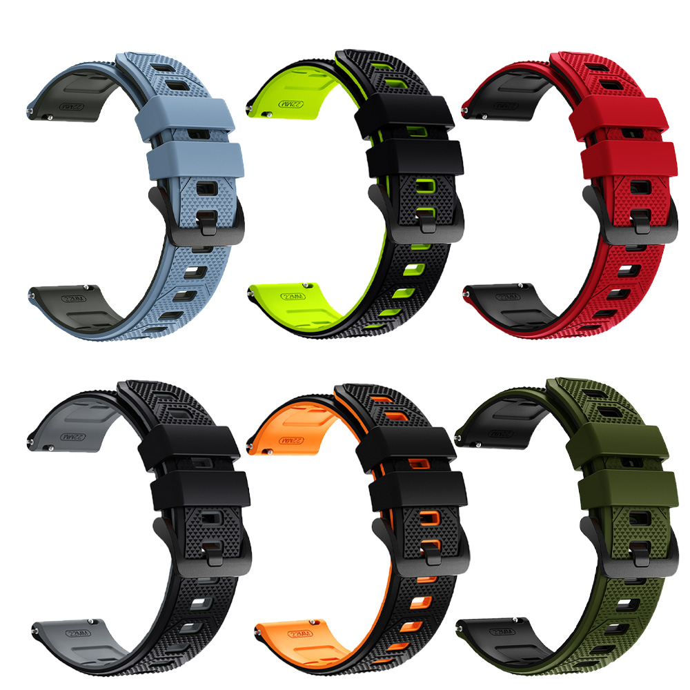 22mm İki Renkli Silikon Saat K - Smartwatch Stylish Watches For Women incelemesi ve fiyatı