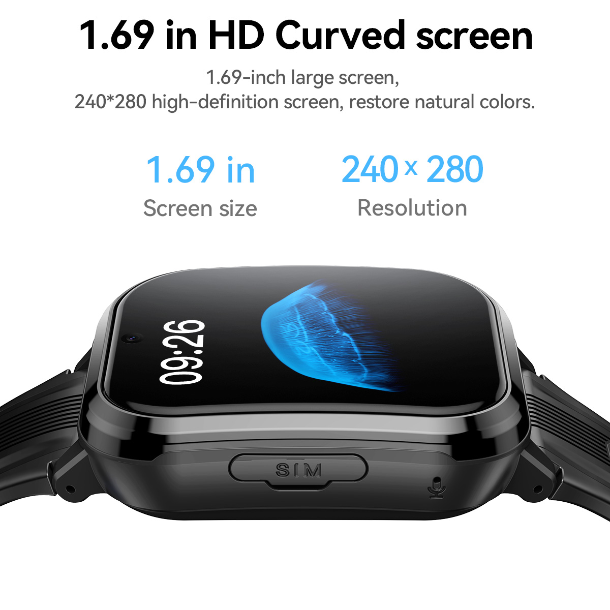 HOCO Y108 1.69 inç HD LCD Kavi - Smartwatch Watches Price incelemesi ve fiyatı